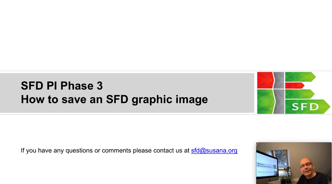 How to save an SFD Graphic image